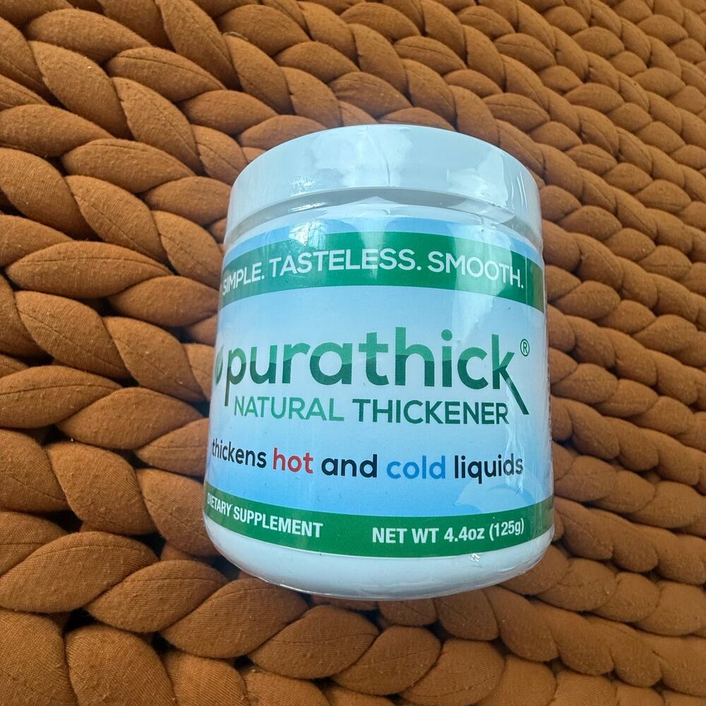 NEW Purathick Natural Thickener 4.4 oz Thickens Hot Cold Liquids Dysphagia